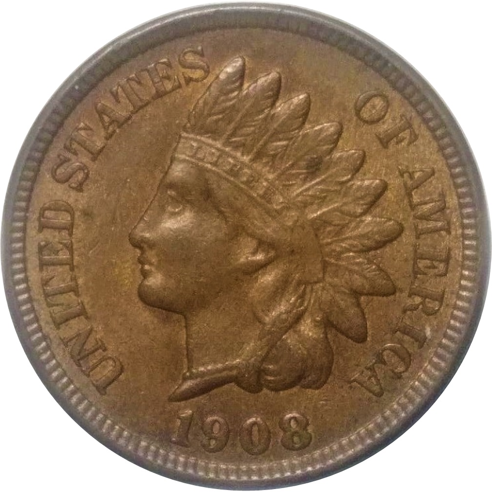 1908-Indian-Head-Cent-#4